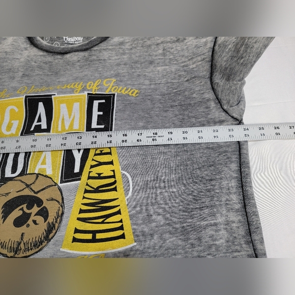 Pressbox By Royce Apparel Gray University of Iowa Game Day Sweatshirt Size XL - Picture 8 of 9